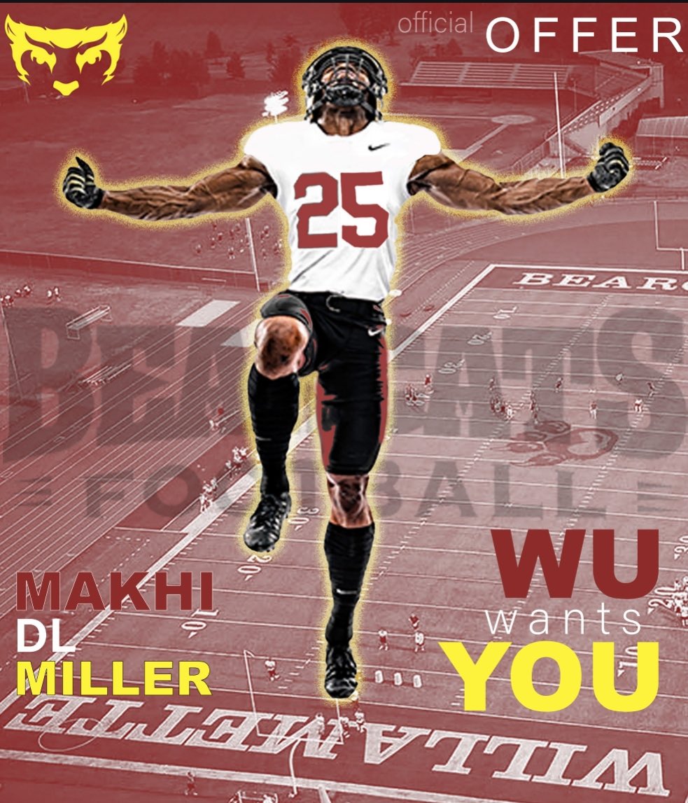 Happy to announce my 3rd football offer from Willamette University after a nice conversation with <a href="/Doc_JJones/">Doc Jones</a> !! #LETSWORK #BLESSED