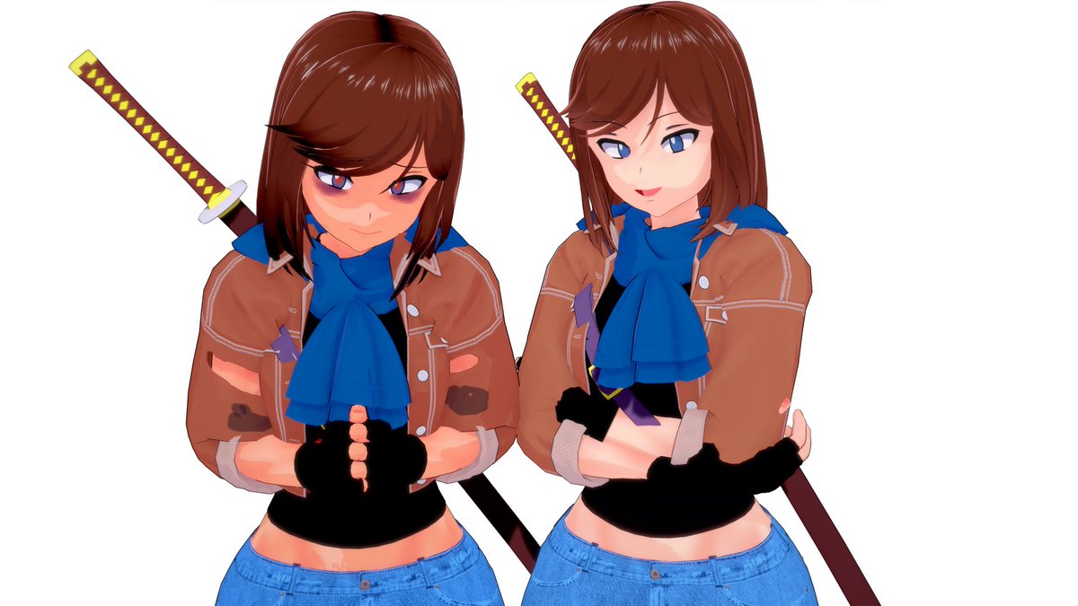 DudeManBro10's tweet photo. More extra post with future Cas. Just a minor showcase of the small details that I added to make her stand out from normal Cas. Worse posture, darker eyes, and a mildly torn jacket are her main features

#KoikatsuParty #Koikatsu #oc #Dbzoc #Badending #Badfuture #dboc https://t.co/84GLn1MUpt