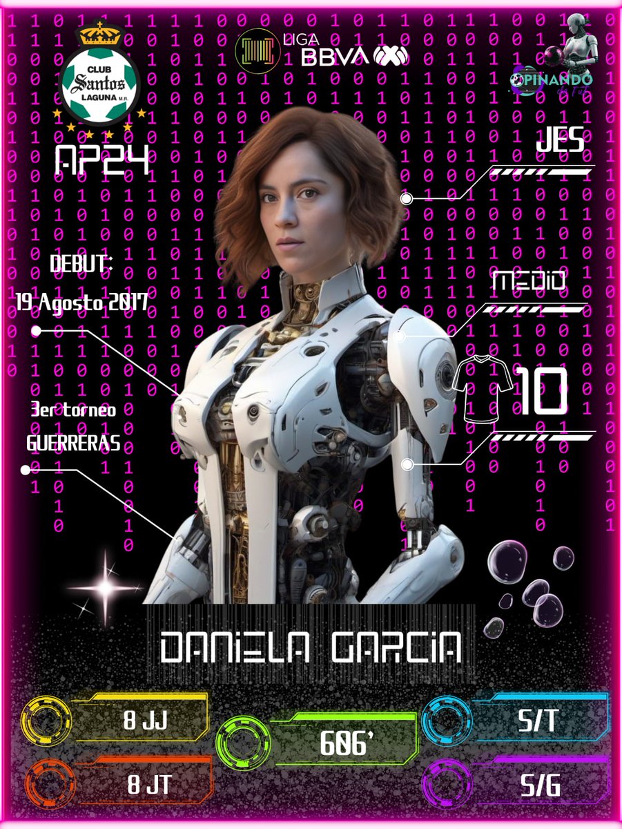 Estadísticas Apertura 2024

La que manda en la media cancha
<a href="/danygarc01/">Dany García</a>

Aquí sus números en su tercer torneo con <a href="/ClubSantosFem/">Club Santos Femenil</a>

#AP24data #JESenacción #ODFtracking