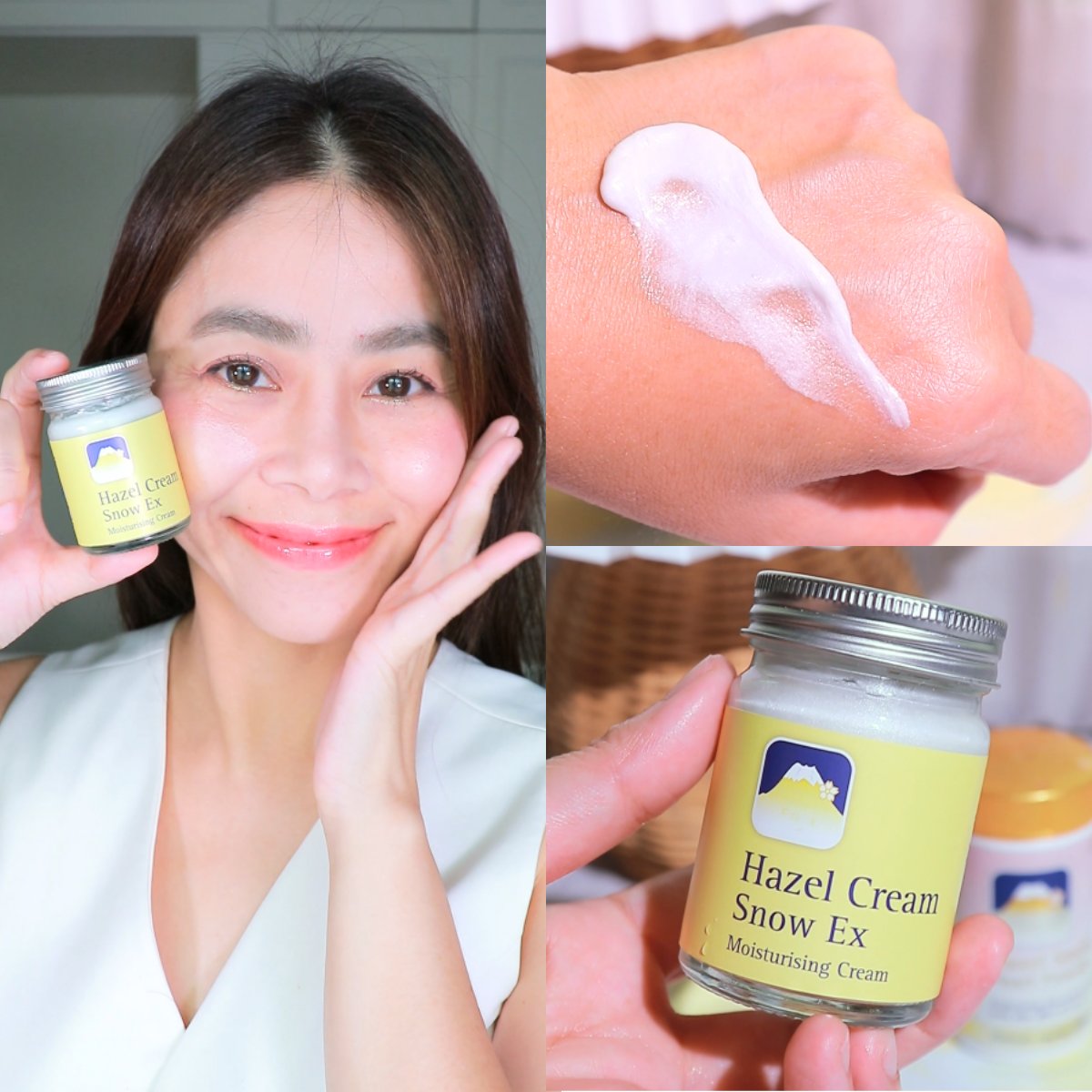 WatsonsThailand's tweet photo. ครีมภูเขาในตำนาน Hazel Cream Snow Ex มอยส์เจอร์ไรเซอร์ สูตรเข้มข้น x2 ส่งมอบผิวสวยจากรุ่นสู่รุ่น ดูแลผิวนุ่มชุ่มชื้น ด้วยคุณค่าบำรุงผิว จาก Niacinamide

#รีวิววัตสัน #Fujicream #ครีมภูเขา #ครีมภูเขาในตำนาน #รีวิววัตสัน #โปรวัตสัน https://t.co/5J7WmK0JlG