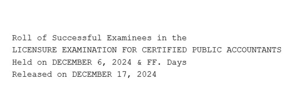 Ilang oras na lang at makikita mo na name mo sa list na ‘to!!! CAN’T WAIT TO WELCOME YOU TO THE PROFESSION, ACCRUED CPAs!!! 💜