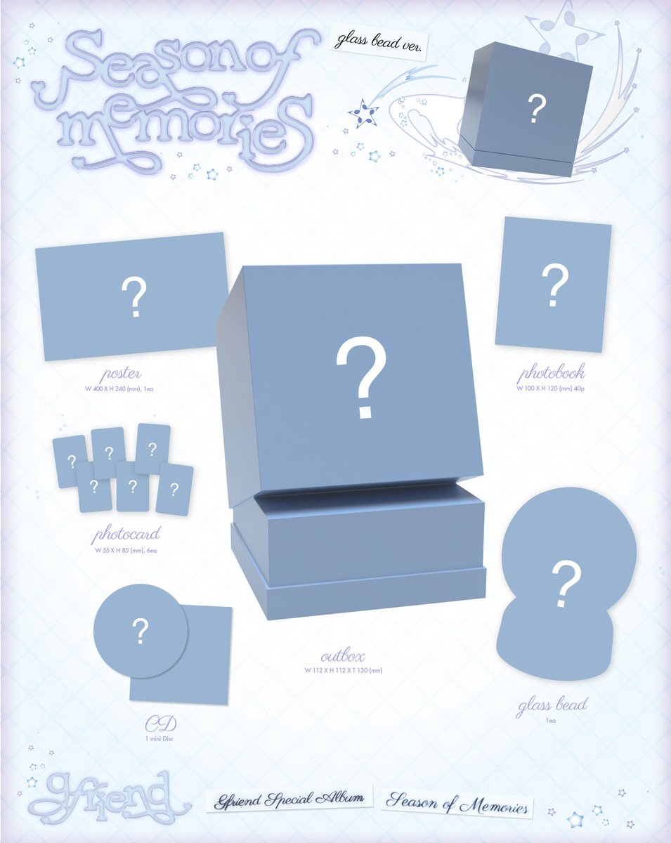 kpoponMYshopee's tweet photo. [#pasarGFRIEND|🇲🇾] GFRIEND Special Album Season of Memories - Glass Bead Ver. 

✅ Weverse  POB
🔗 https://t.co/xpO2J0lV1j

#여자친구 #GFRIEND #KOS_GFRIEND https://t.co/P4U1gYjLI7