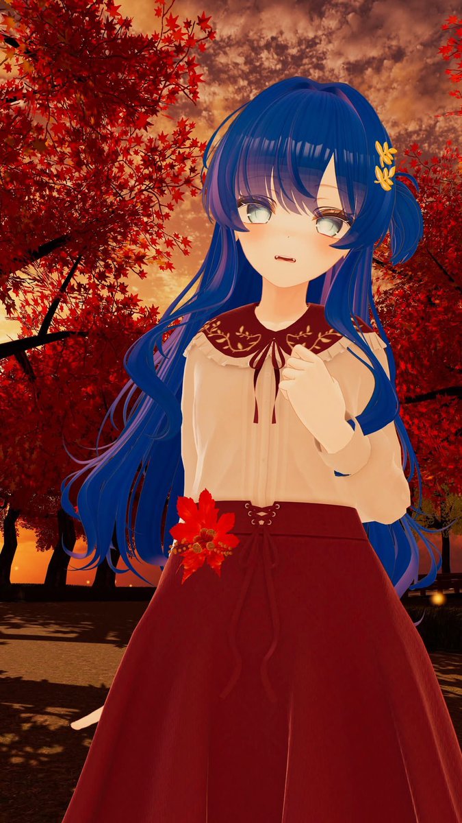 homura0987's tweet photo. キャンペーンで当選したAutumn blouseをようやく着せれたので写真をパシャパシャ📸
こういう可愛い衣装好きなのでほんと嬉しかった♪

#Oct_Shop https://t.co/X4n1xqHLkE