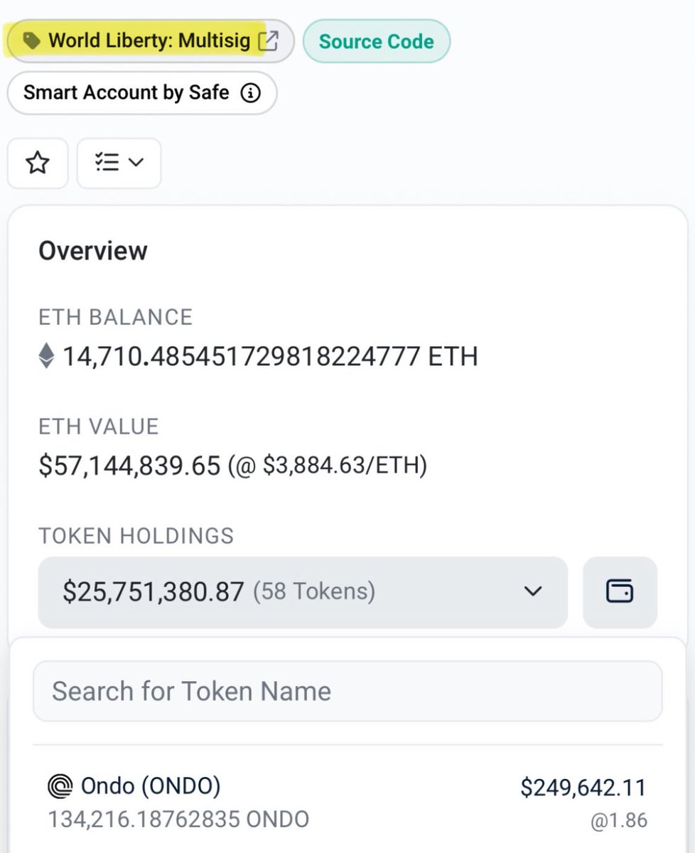 Periwinkleohio's tweet photo. @CryptooIndia 🔥Trump 🇺🇸 family crypto project World Liberty spent 250,000 USDC to purchase 134,216 $ONDO through Cow Protocol at 6:51 UTC+8 on December 16💚🩷♥️ https://t.co/XW2ZLRPZHJ