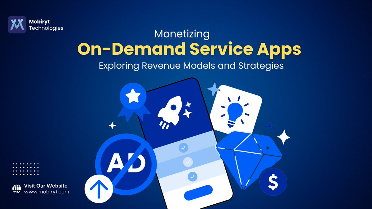 mobiryt's tweet photo. We specialize in developing on-demand apps that not only provide seamless user experiences but also incorporate the most effective monetization models for long-term business growth.

Read more: https://t.co/77Wx0NrZDu

#mobiryt #appsdevelopment #revenue #ads #monetization https://t.co/uKqgjcIG9A