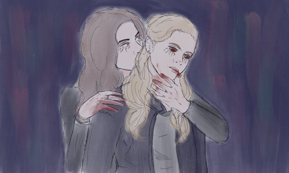 antisocialshoe's tweet photo. Ok lemme post the hizzie drawing here too while im at it #hizzie #legacies hello gay ppl https://t.co/jDmQ91ysAr