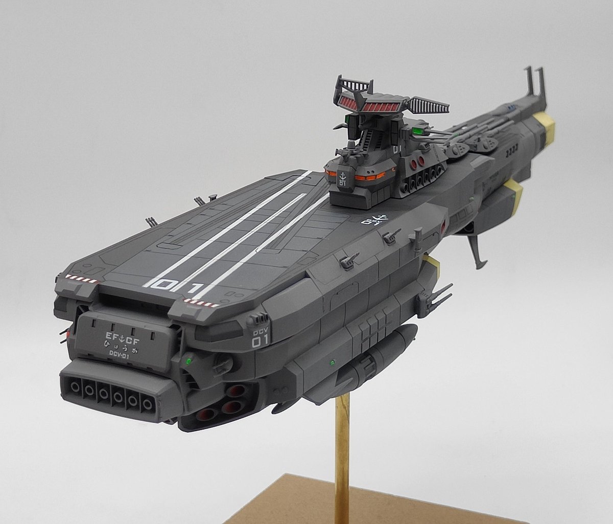 gnomesr71's tweet photo. 夢見の森エースポート製ガレージキット
1/1000ヒュウガの完成見本がようやく完成しました!(遅い)
#TFO17 #wf2025w #宇宙戦艦ヤマト https://t.co/CKSgmGDU7x