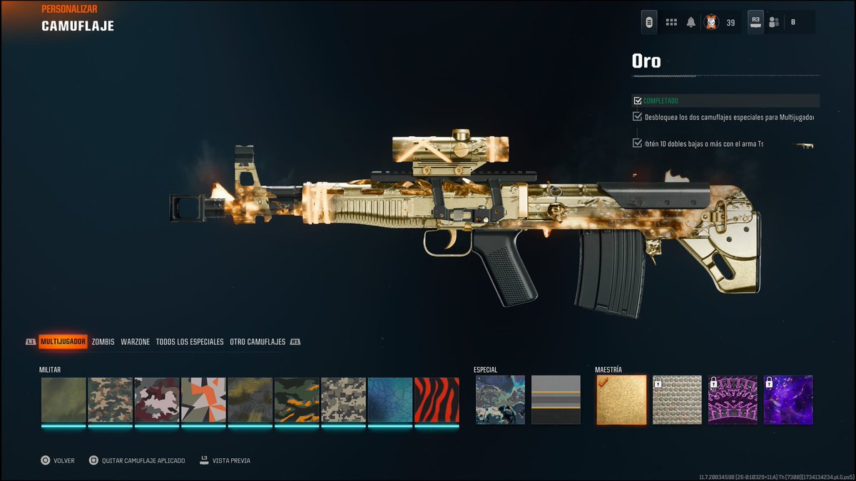 JohanZzetta13's tweet photo. 27/33 
No me agradan los fusiles tacticos
#Blackops6 #BO6 #CallofDuty https://t.co/ynbbZThT7q
