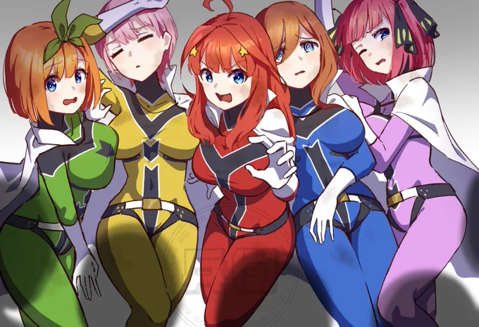 五つ子×戦隊大失格リクエストありがとうございました!  #pixivRequest 