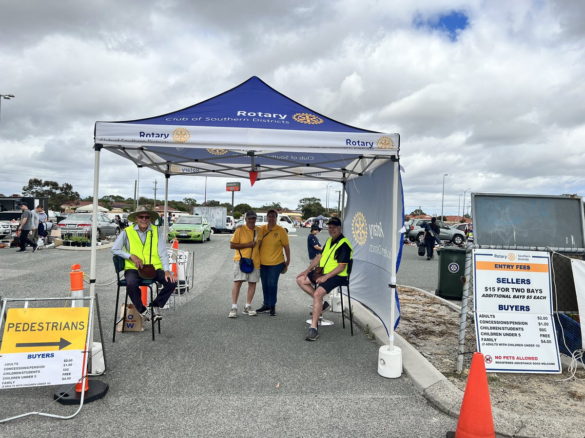 SurajRealmark's tweet photo. Join us at the Bring and Buy Market in Maddington!
We're open every Sunday this festive season.
Come find some great deals and support a great cause.
#RotarySouthernDistrict #Community #BringAndBuy https://t.co/gm4ZPBKbwI