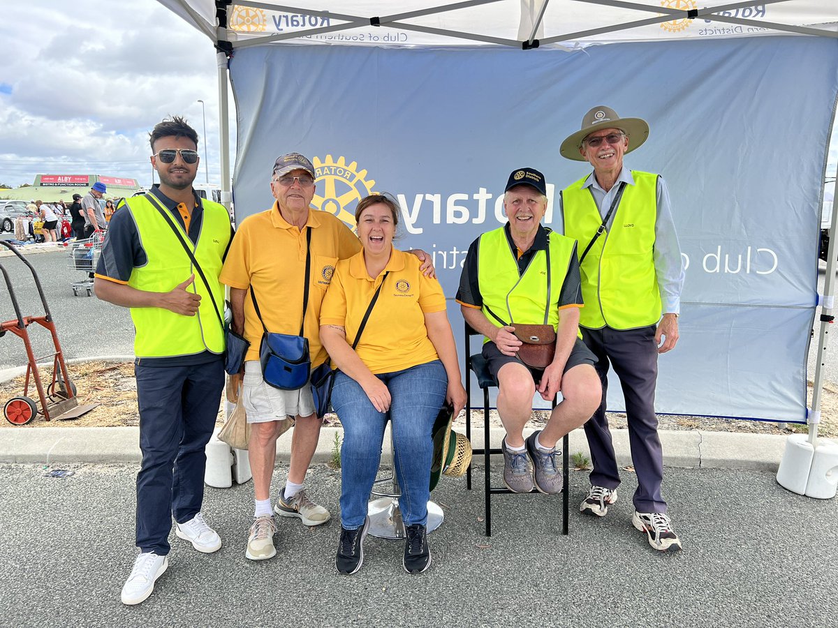 SurajRealmark's tweet photo. Join us at the Bring and Buy Market in Maddington!
We're open every Sunday this festive season.
Come find some great deals and support a great cause.
#RotarySouthernDistrict #Community #BringAndBuy https://t.co/gm4ZPBKbwI