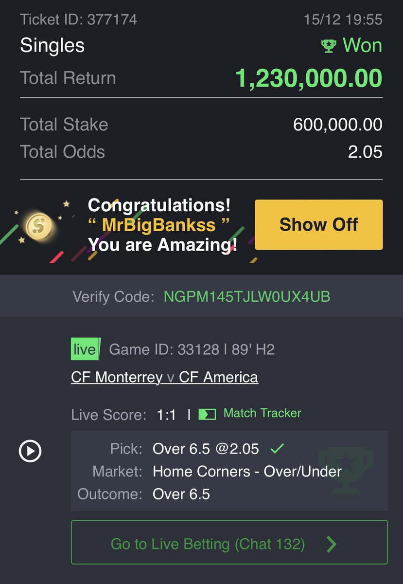 MrBigBankss's tweet photo. Recovery ✅✅. Drop your sporty 🆔 for stake https://t.co/aRb4zXFRcW