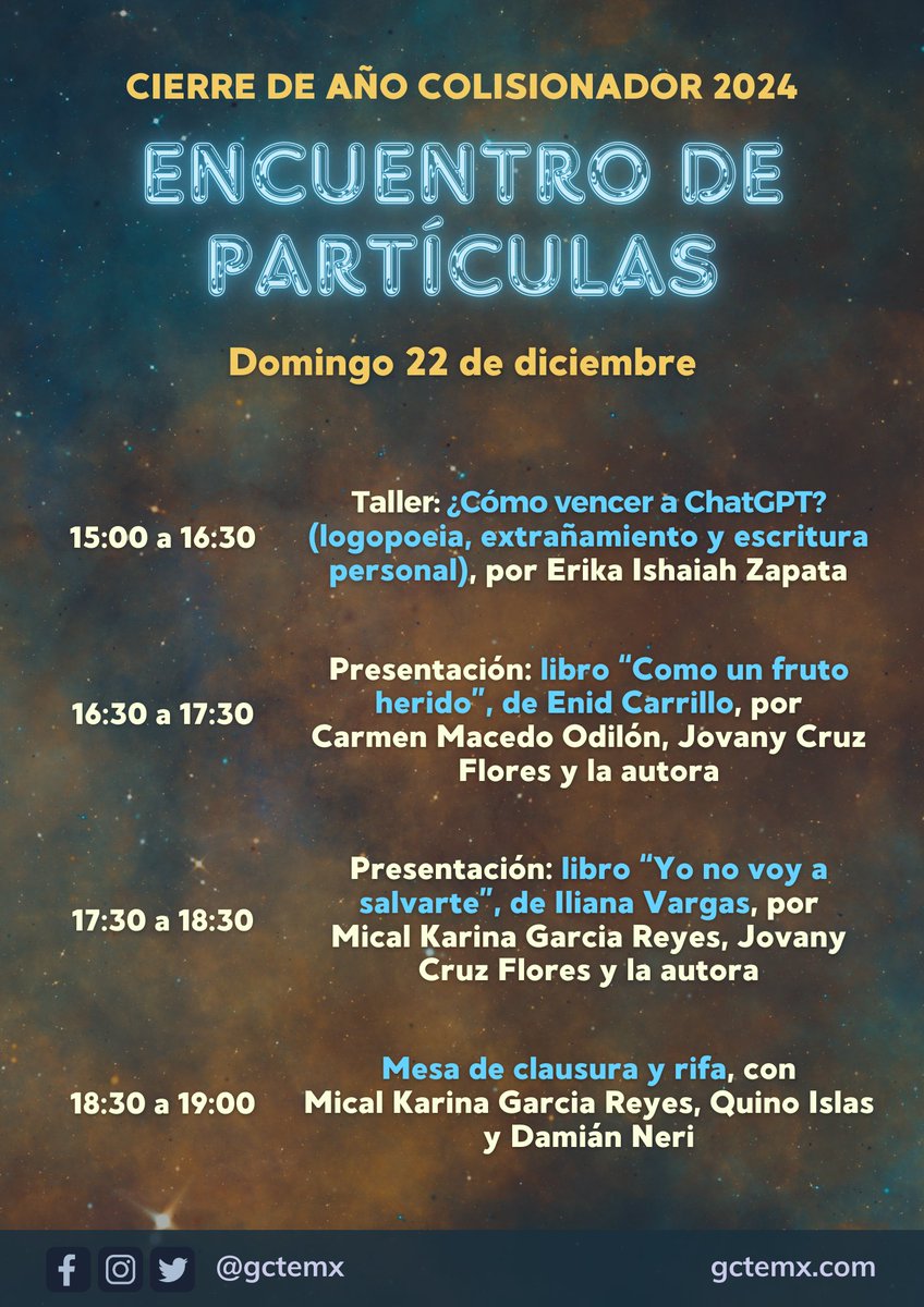 Gran Colisionador de Textos Especulativos tweet media