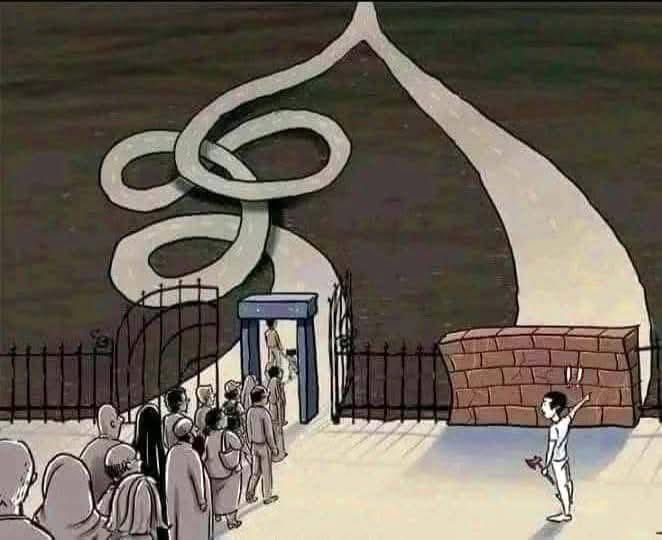 " أكثر ما يكرهه القطيع هو إنسان يفكر بشكل مختلف ."