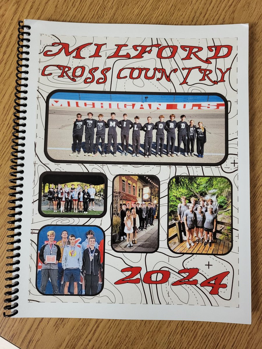 MilfordXC's tweet photo. 2024 Milford Cross Country season officially "in the books" with the Banquet complete and the kids left to pour through the the 2024 Season Booklet.  94 pages of Recognition,  Inspiration &amp; History. #MilfordPride https://t.co/RnE99iIqD2