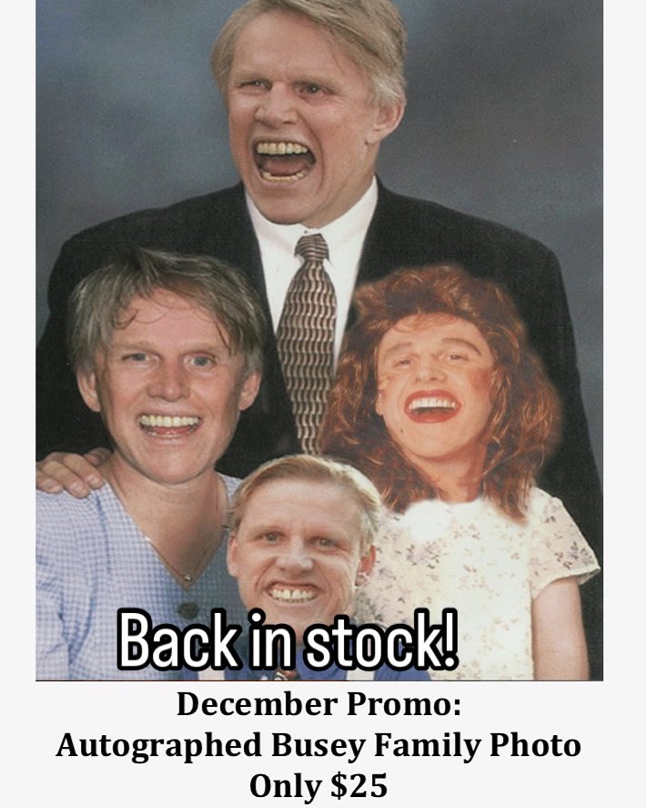 Busey Family wishing you a happy holiday season buseyisms-com.myshopify.com/collections/cl…