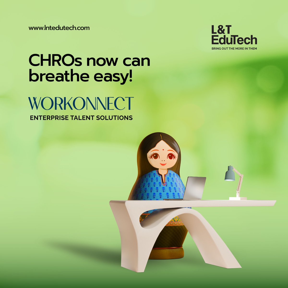 lntedutech's tweet photo. WorKonnect from L&T EduTech is the answer to every HR leader’s concerns. We offer Learning-before-joining programmes, we serve with the Hire-Train-Deploy Model, and we provide Role/Product Based Skilling and Assessment Solutions.
#lntedutech #futureready #hirewithlnt https://t.co/zc03AxERfo