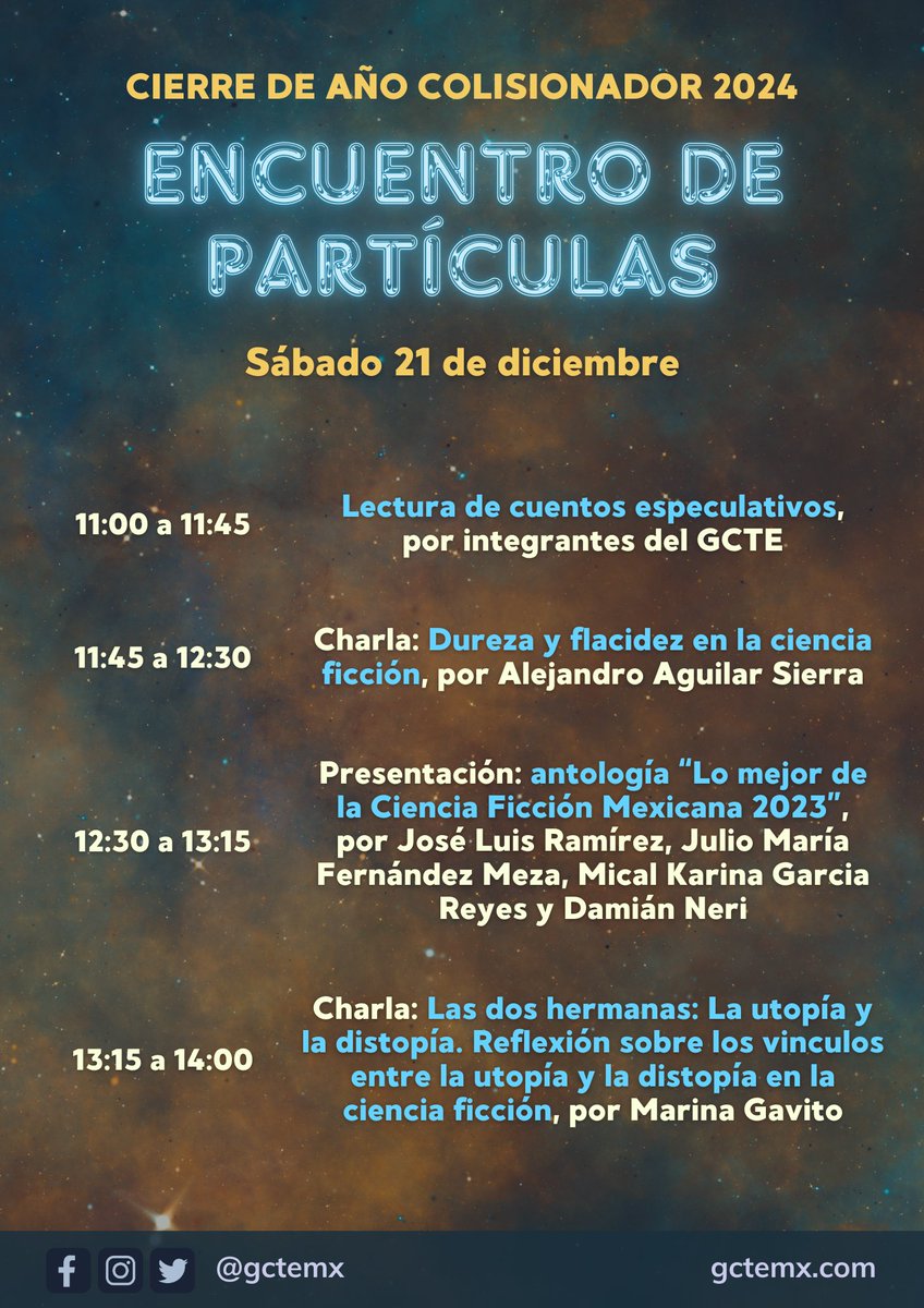 Gran Colisionador de Textos Especulativos tweet media