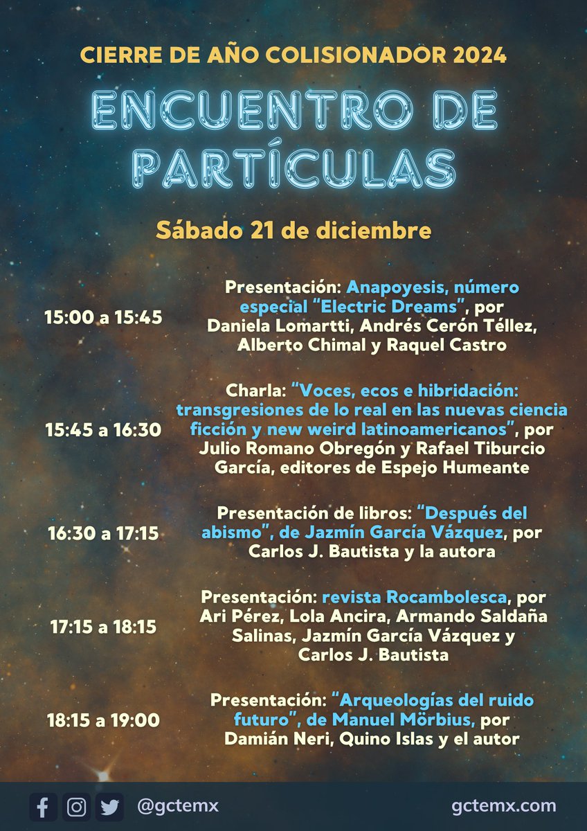 Gran Colisionador de Textos Especulativos tweet media