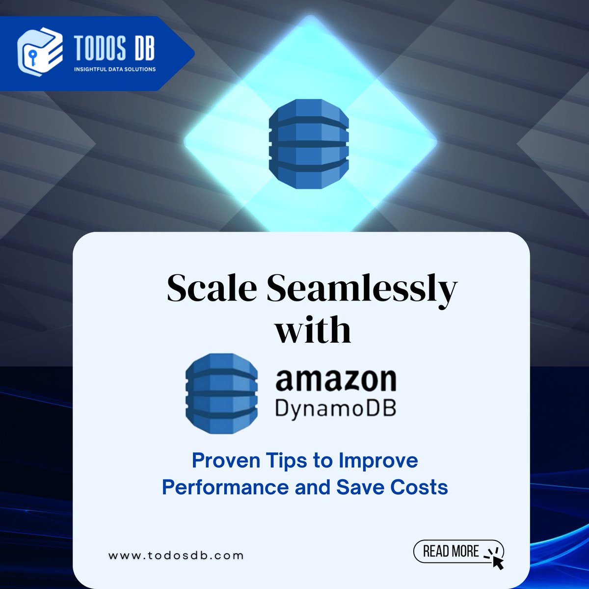 TodosDb's tweet photo. Whether you're handling small or massive workloads, these DynamoDB tips will help you scale effortlessly and maintain peak performance.
Start optimizing today!
 📞Contact us today to learn more at support@todosdb.com for your custom database services. (1/2)
#DynamoDB #database https://t.co/vTFj5ZJwex