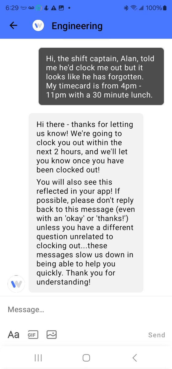 futureemperor43's tweet photo. @instawork Can I get some assistance with getting my pay for this job I did on December 12th? The onsite captain told me he'd clock me out, but he forgot to. I reached out to support and was told I'd be clocked out within 2 hours but never was. My name is Leamia Schjang. Thanks https://t.co/r4JIQauQJf
