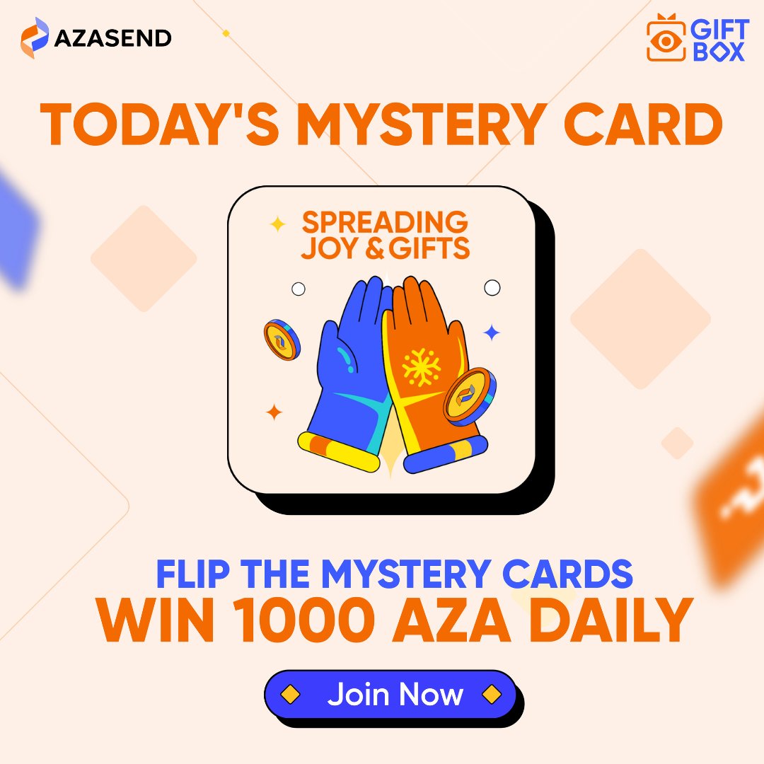 azasend's tweet image. Today's Mystery Card! Collect it now!

Join now: bit.ly/3ZSxNjG

Join the Mystery Card Challenge – Win up to 1000 AZA daily!
👉 Head to the Blind Box and find the mystery card below.
👉 Take a screenshot as soon as you spot it.
👉 Comment with your screenshot, username,…
