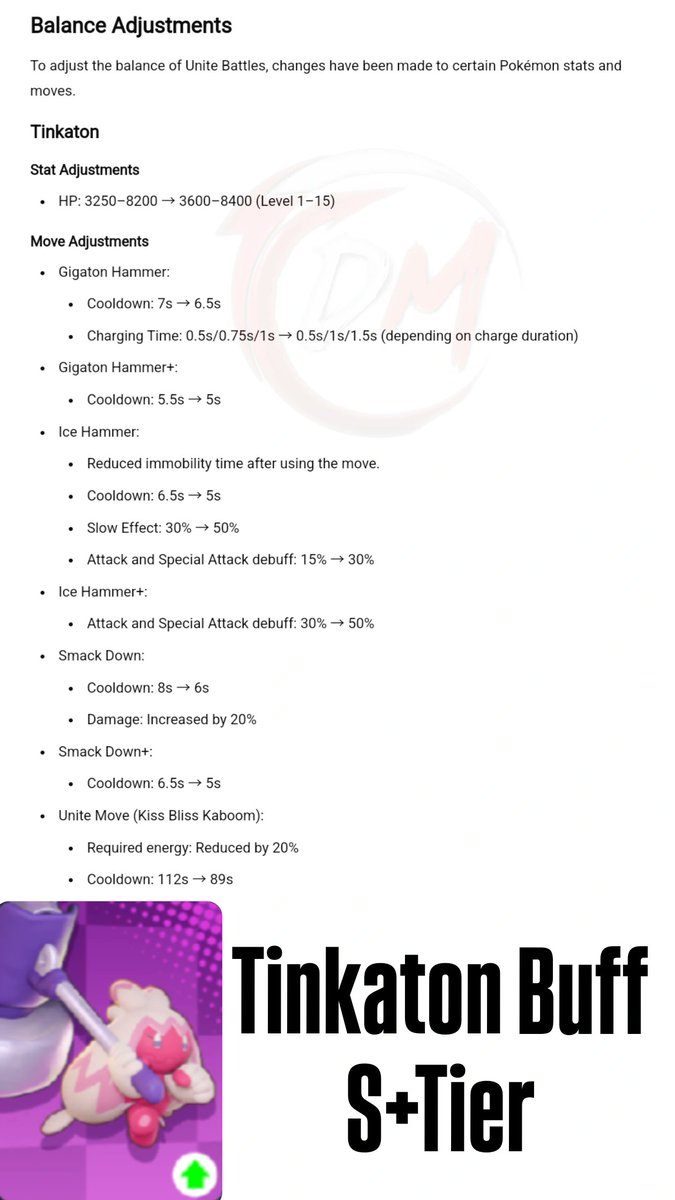 DMSportsWorld's tweet image. #PatchUpdate 1.17.1.5   IST 12:30pm / 7UTC  #PokemonUNITE