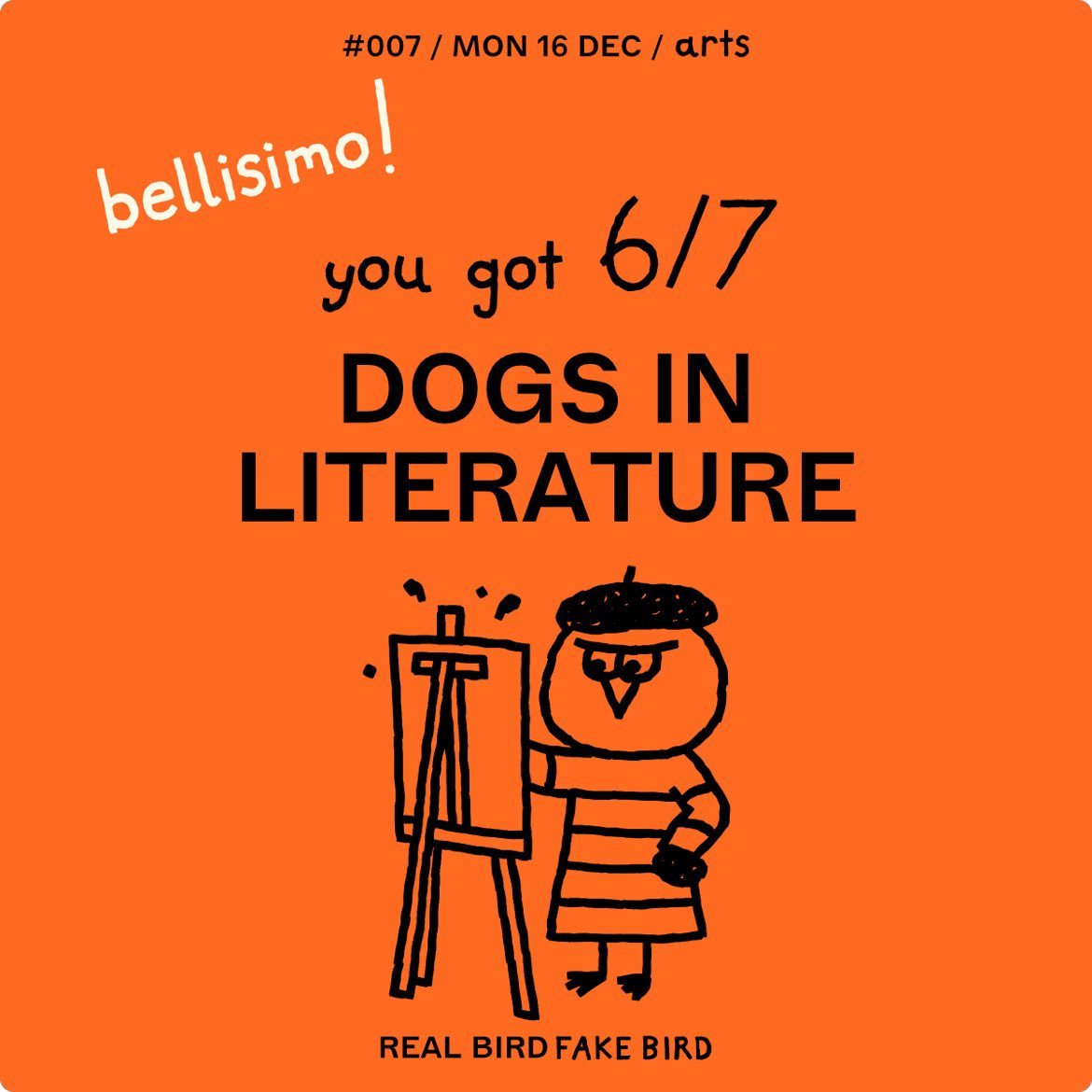 If you’re not playing #realbirdfakebird from <a href="/folly_studio/">Studio Folly (Gubbins & RBFB)</a> (of #Gubbins fame), get on it!

Delightful little daily quizzes submitted by enthusiasts.

realbirdfakebird.com