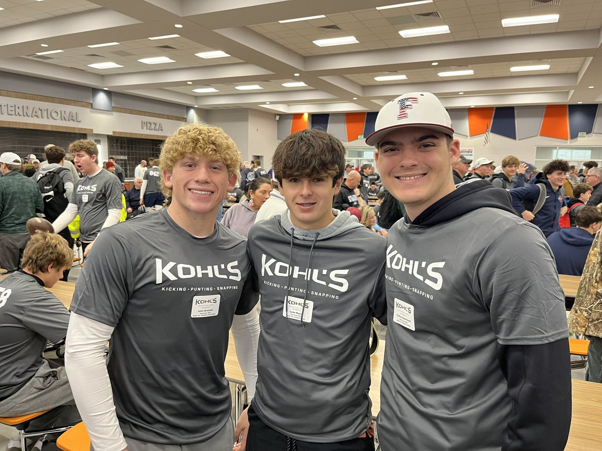 Today <a href="/FaithRamsFB/">Faith Academy HS Football</a> represented at Kohl’s Winter Southern Showcase. Keep working hard men!! #FaithStrong <a href="/erik_speakman/">Erik Speakman</a> <a href="/CollinsBumstead/">Collins Bumstead</a> <a href="/JpbrannanATH/">John Preston Brannan</a> <a href="/KohlsKicking/">Kohl's Kicking Camps</a>