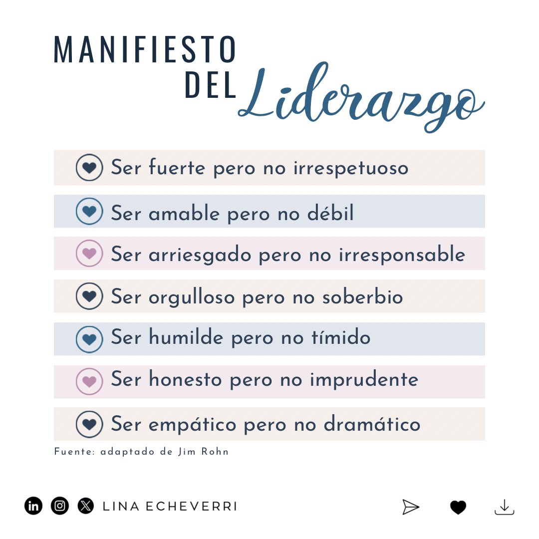 Manifiesto del #liderazgo