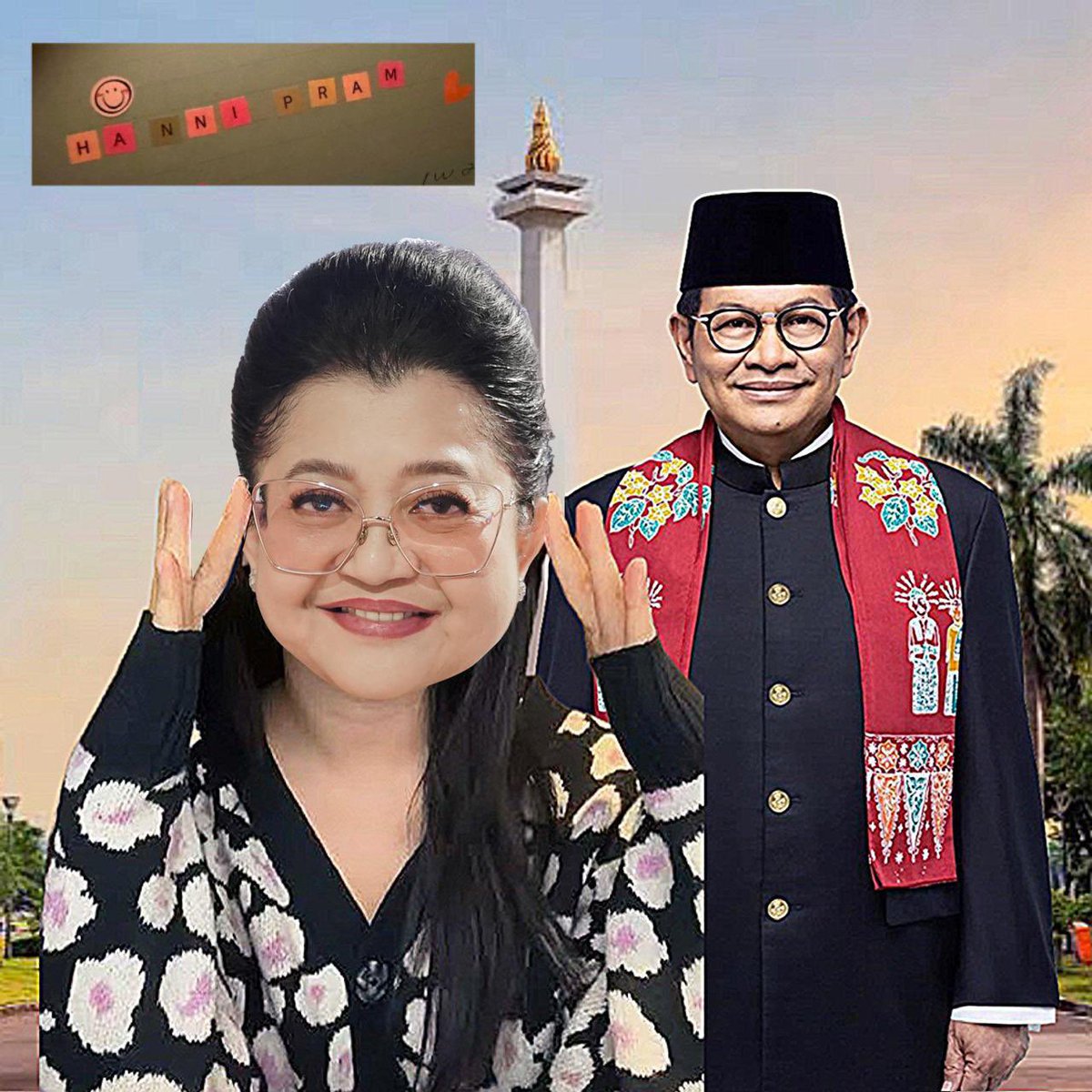 pramonoanung's tweet photo. Sejujurnya nama istri saya juga Hani loh 😃🙏🏻 https://t.co/srdleNZL7Q