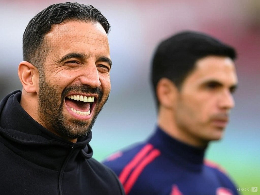 Mercado_Ingles's tweet photo. Ruben Amorim (1 Victoria) en un mes ahora ha derrotado más veces al Manchester City en Etihad Stadium que Mikel Arteta en 5 años con el Arsenal. https://t.co/F153VK5ma7