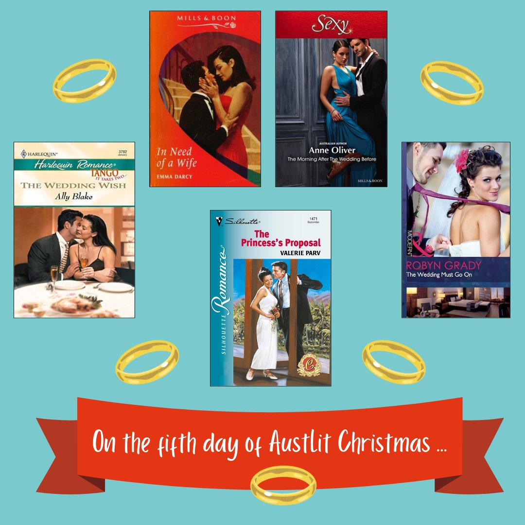 On the fifth day of AustLit Christmas, the database gave to me ...
... five gold rings! (Four calling birds, three French hens, two turtledoves, and a partridge in a pear tree.)