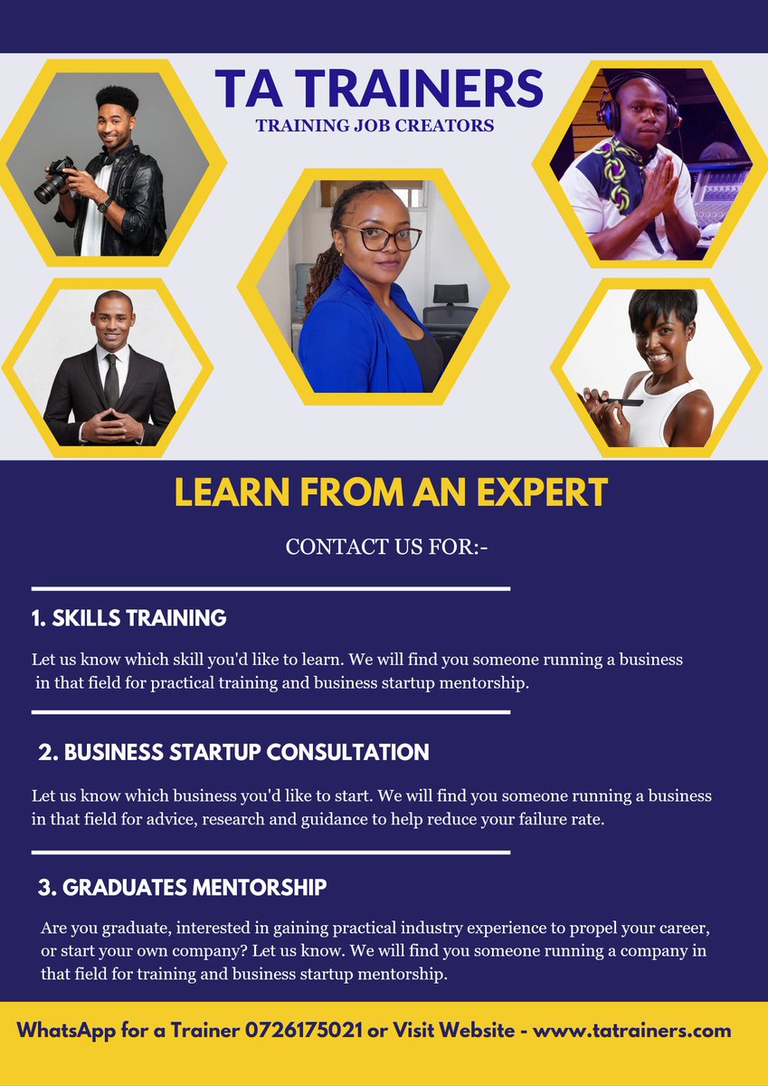 Ta Trainers| Training Job Creators (@TaTrainers) / Posts / X