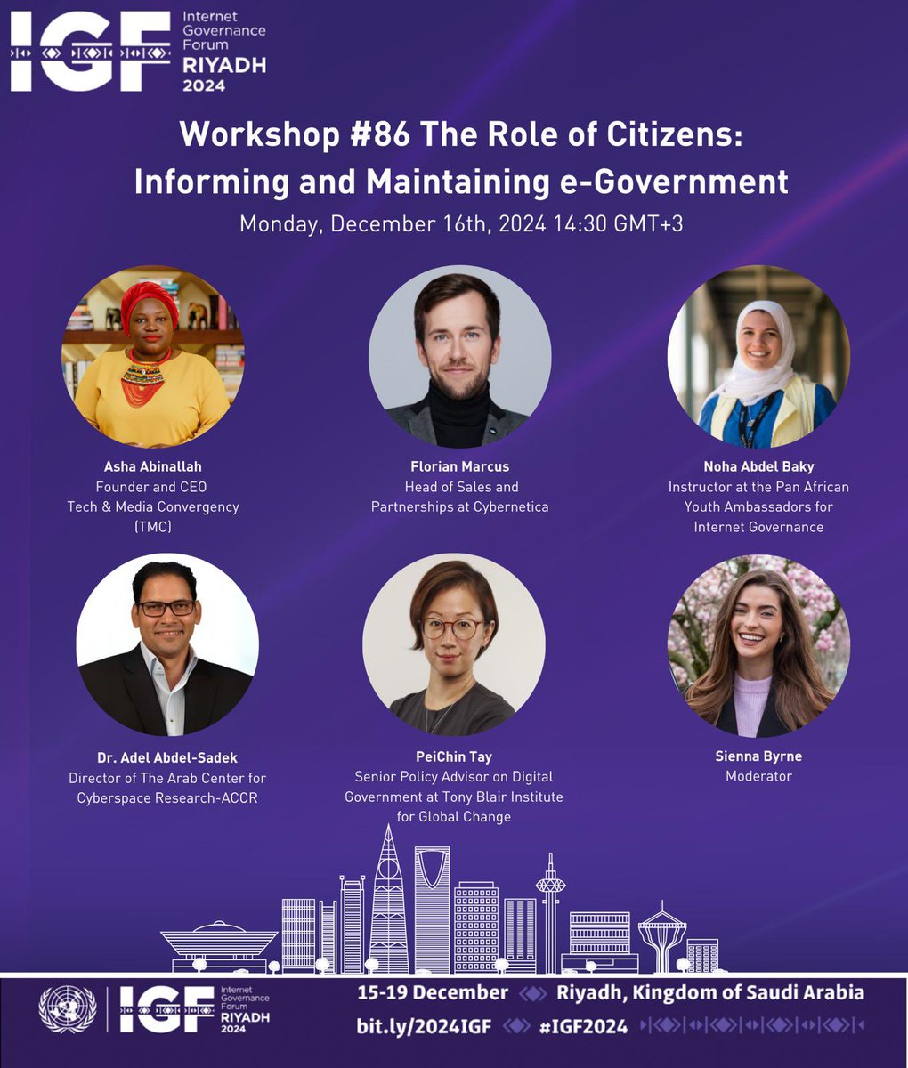 MediaConvergecy's tweet image. We are excited to announce that our Founder and CEO, Asha Abinallah (@AD_Abinallah), will be participating as a panelist at the #IGF to share insights on a Tanzanian and Regional perspectives in a workshop titled, “The Role of Citizens - Informing and Maintaining e-Government”…