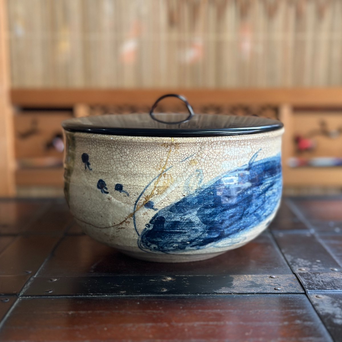 hareitiba's tweet photo. MIZUSASHI
Oribe-ware
water pot jar
kintsugi

Now On Sale
Item NO [Y8280]

#japaneseantique #waterpot #jar #kintsugi https://t.co/V7PIbScdug