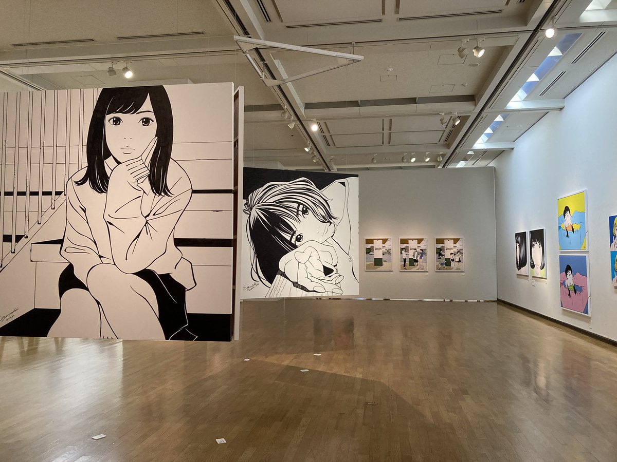 江口寿史展EGUCHI in ASIA』」＠福岡アジア美術館。「KING of POP