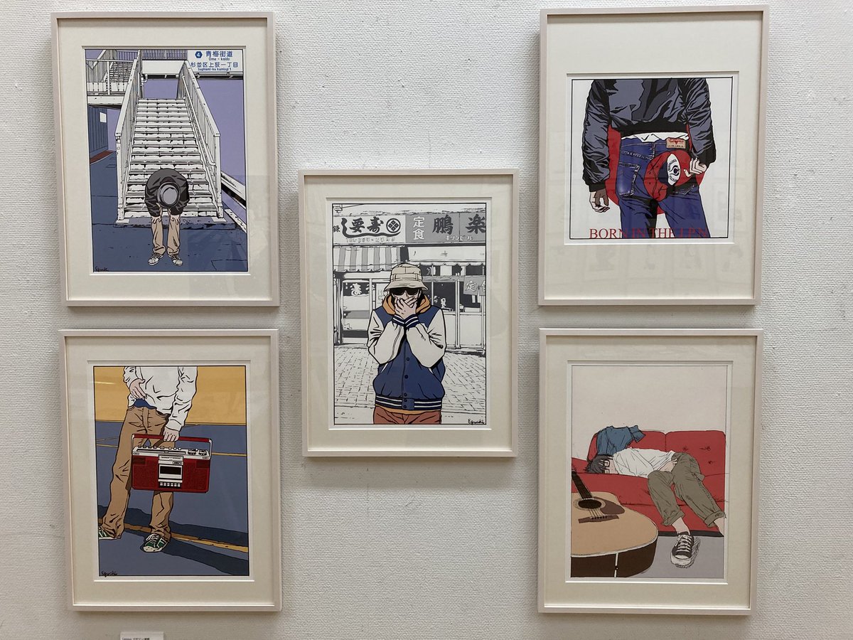 江口寿史展EGUCHI in ASIA』」＠福岡アジア美術館。「KING of POP