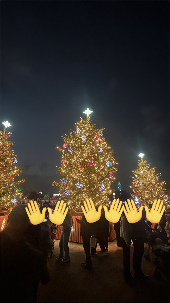 bookmark0312's tweet photo. そういえば佐藤さんと石田さんとてんしばのクリスマスマーケットに行きました✌🏻
昼過ぎから混み始める7時前に撤退して食い漁りました🍷🥖🥔 https://t.co/oMEkQQs6o2