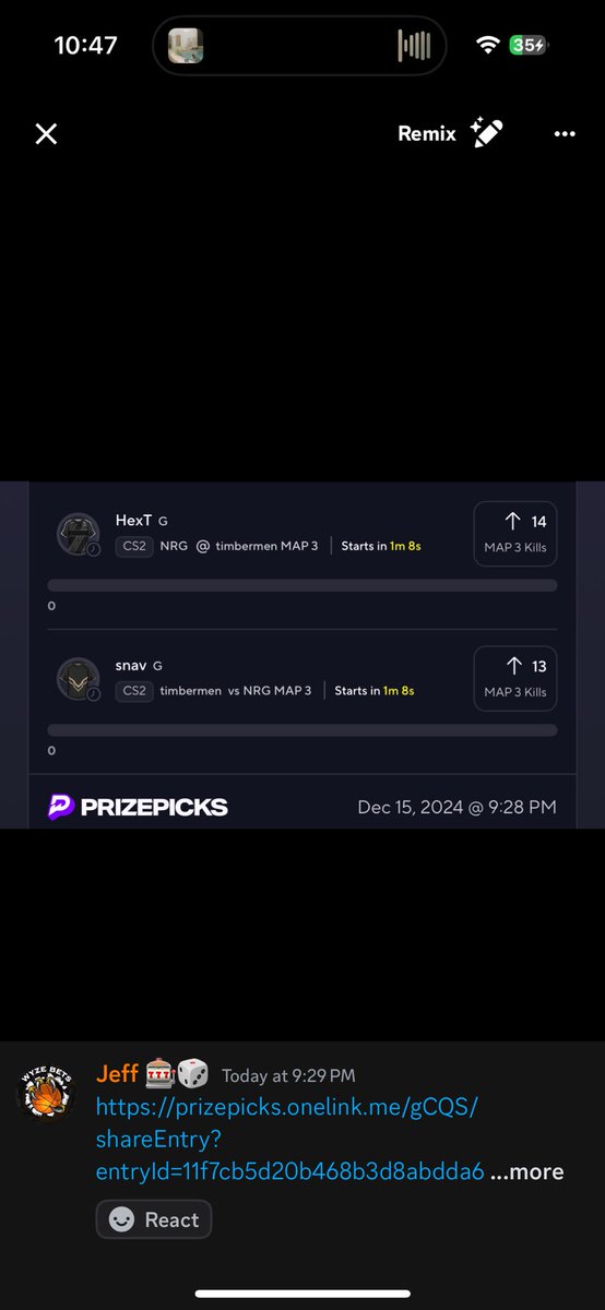 WyzeProps's tweet photo. GIVING $500 TO SOMEONE WHO LIKES/RT’s THIS TWEET 💰💚

CASH THE $2,750 CS2 MAP 3🎮BANKROLL BUILDER NUKE ☢️✅

HERES 50% OFF MY VIP PLAYS ⤵️
https://t.co/8gV88wecOz

#PrizePicks | #GamblingX https://t.co/nKsoyt9h4f