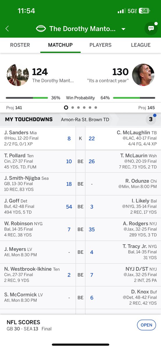 aportillocomedy's tweet photo. @fantasyfocus snuck into the playoffs, then second guessed myself into this situation. You know a good time mage with reasonable prices? https://t.co/tXRuZHbsi5