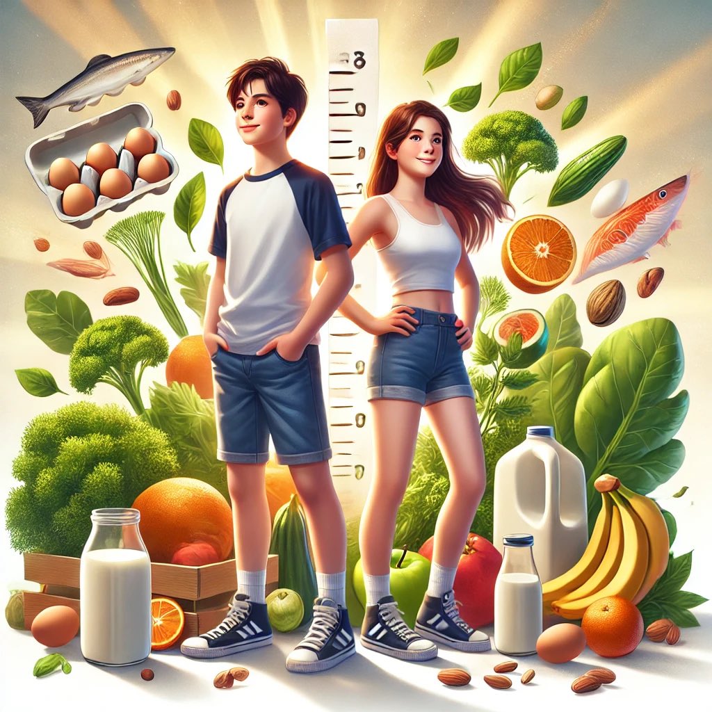 Want to boost height as an older teen? Genetics matter, but so do nutrition &amp; lifestyle!

✅ Calcium: Milk, cheese, spinach 🥛🧀
✅ Vitamin D: Sunlight, fatty fish ☀️🐟
✅ Protein: Eggs, chicken, lentils 🍳🍗
✅ Zinc: Nuts, pumpkin seeds, seafood 🌰🐠
✅ Vitamin C: Oranges,