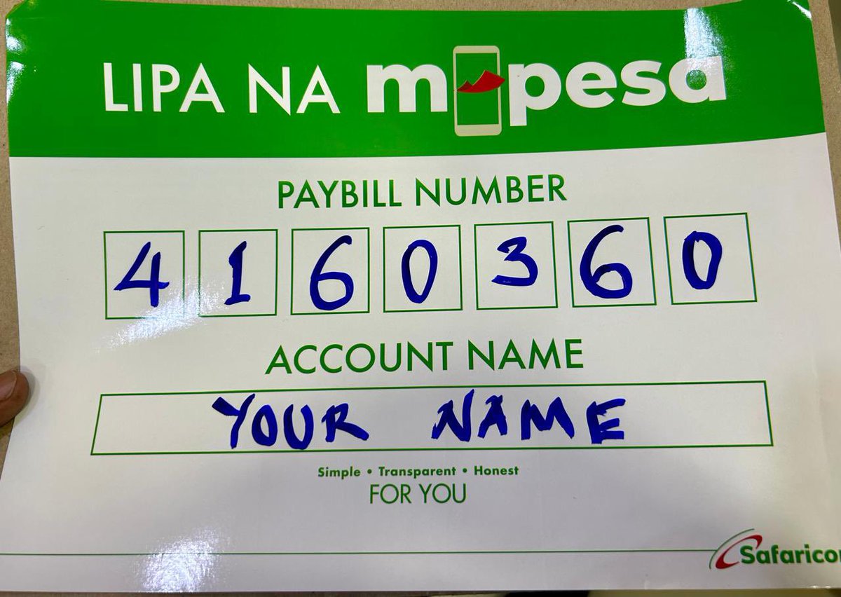 Good morning friends, 

This is a call for help to clear hospital bills and help in burial for my mom planned for the 27th. 

Kindly support us in this cause. 

M-Pesa Paybill - 4160360 (Susan Akinyi Medical Fund)
Ac: Your name 

Or send M-Pesa to 0703949663. 

Thank you.