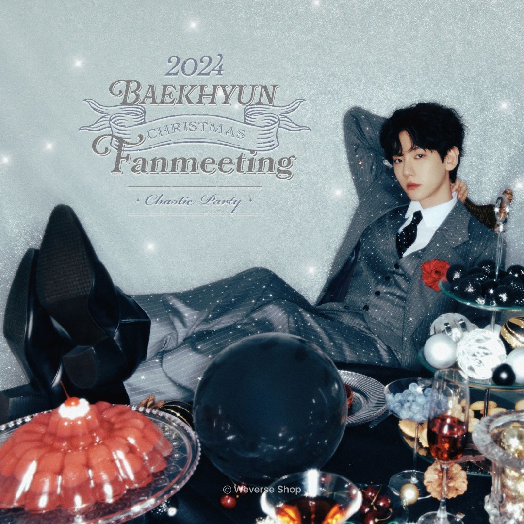 weverseshop's tweet photo. #BAEKHYUN (@BAEKHYUN_INB100)
2024 백현 크리스마스 팬미팅 <큥망진창 대환장파티> 온라인 스트리밍 이용권 안내🎉

#백현 과 함께할 Holiday 팬미팅!
온라인 스트리밍으로 생생하게 즐겨보세요!✨

🎁멤버십 전용 상품 특전 안내
 - 스페셜 포토 제공

🗓️ 판매 기간 : 12월 16일(월) 2 PM ~ 12월 22일(일) 4:59 PM (KST)
🛒 #WeverseShop : https://t.co/VpkuDHcmF3