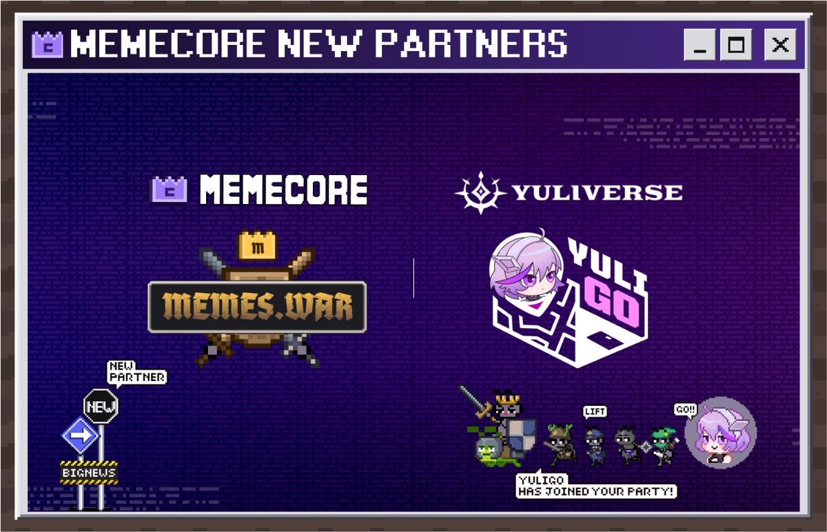MemeCore_ORG's tweet photo. 🐜MemeCore X Yuliverse

We are excited to announce our partnership with @TheYuliverse 

Yuliverse is a location based alternative reality game. Inspired by Pokemon Go and Hearthstone. Yuliverse now comprises Yuliverse App and YuliGO a Telegram miniapp

The vision of Yuliverse is to combine the potential of onchain and offchain experiences through location based services. Bringing entirely novel onchain commerce and consumer experiences to the mass retail market

MemeCore and Yuliverse are kicking off our collaboration with a Telegram bot game, working together to expand our communities and strengthen each other’s ecosystems. Stay tuned for more updates coming soon!

Exciting updates are on the way

Stay tuned!🚀