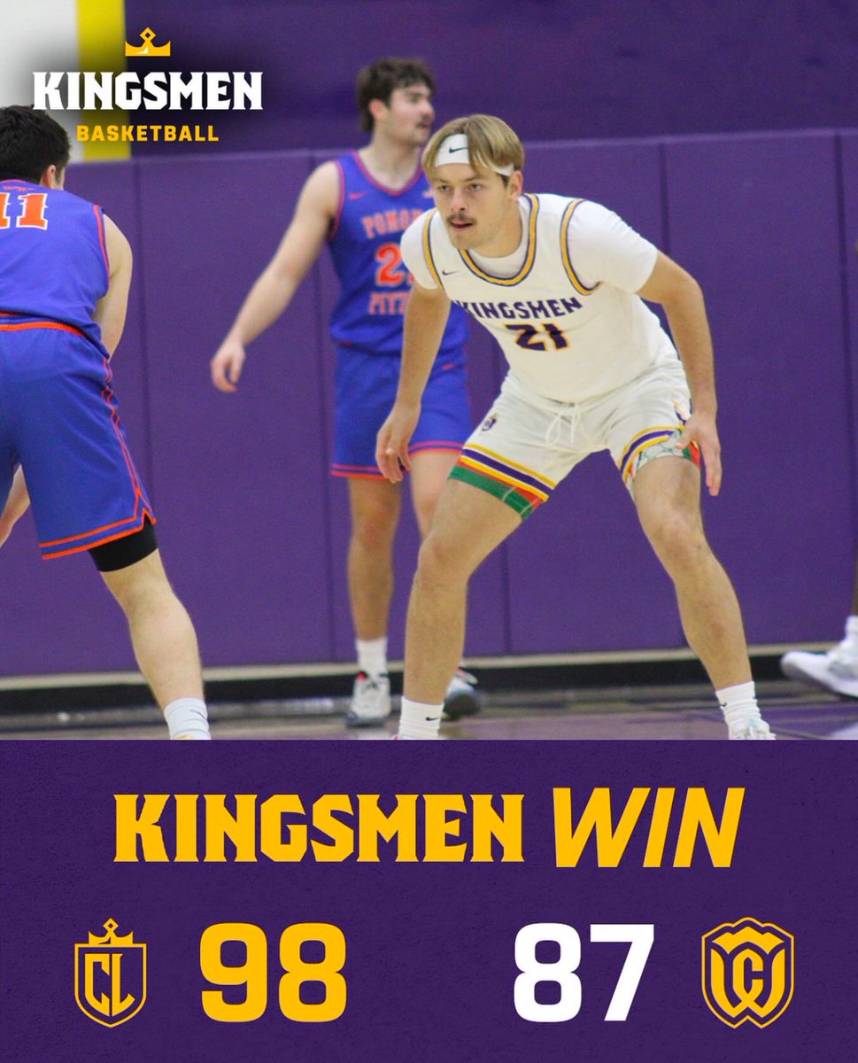 CLUmBasketball's tweet photo. A monster 43-point game from Devon Lewis led the Kingsmen to their fifth straight win this afternoon!

Lewis: 43 points, 5-9 3PT, 6 rebounds Attanasio: 23 points, 4-4 3PT, 7 rebounds Martin: 12 points, 4-5 3PT, 1 assist

#OwnTheThrone https://t.co/vkBz6QLP3N