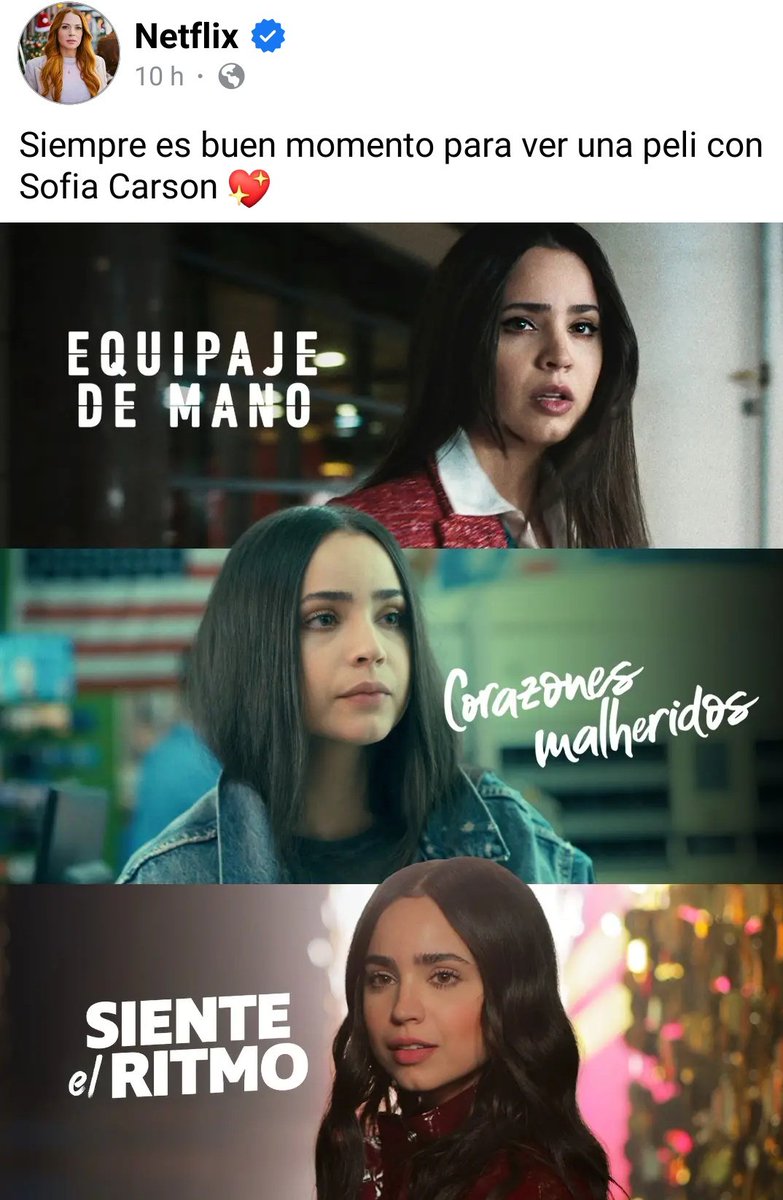 Nora, Cassie y April, todas ellas mujeres fuertes y valientes a las cuales admiro, sin duda la mejor actriz del mundo es <a href="/SofiaCarson/">Sofia Carson</a> la admiro tanto, estoy muy orgullosa de ella, I love You My Sofia ❤️