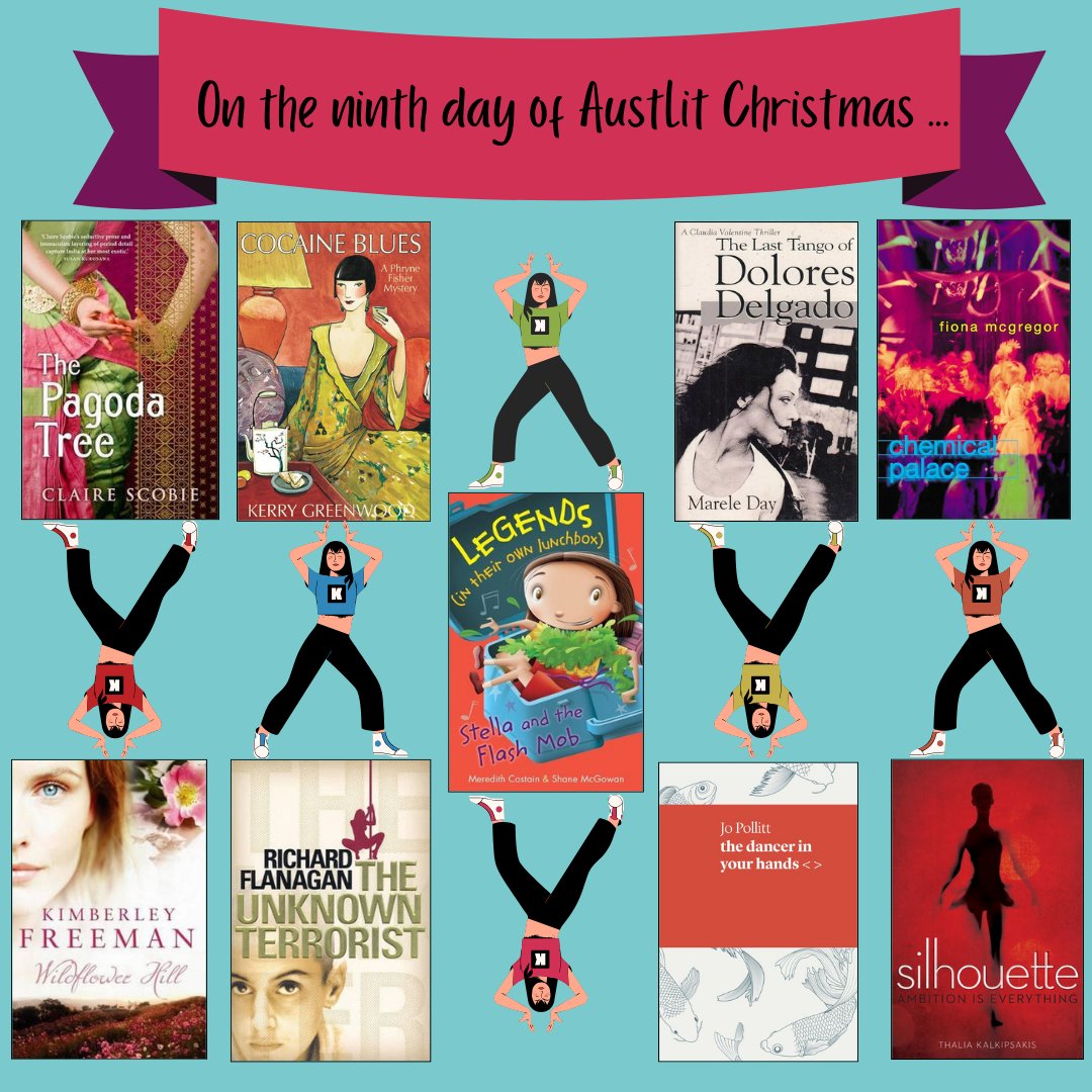 On the ninth day of AustLit Christmas, the database gave to me ...
... nine ladies dancing (eight maids a-milking, seven swans a-swimming, six geese a-laying, five gold rings, four calling birds, three French hens, two turtledoves, and a partridge in a pear tree.)