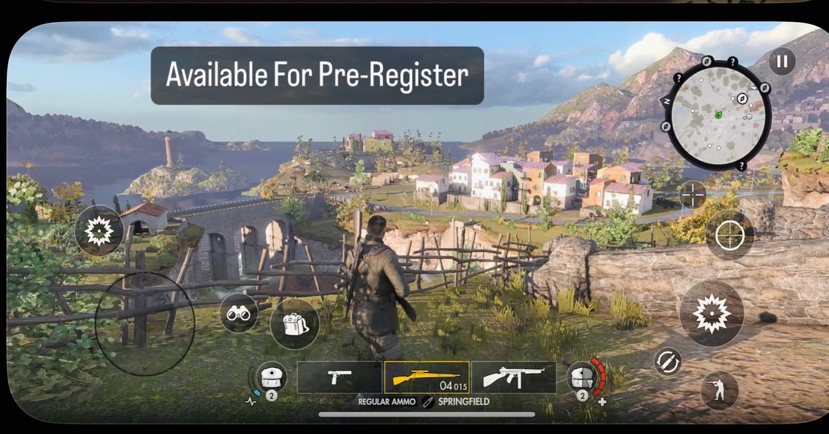 Gamebucket45's tweet photo. Sniper Elite 4 is coming to iPhones and iPads Next Month, and looks stunning in App Store screen shot with touch controls #sniperelite4 #iosgames #mobilegaming #iphonegames #gamingvideos https://t.co/7DqQYITLAS