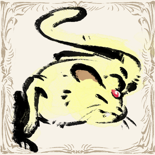 Kaoskiam's tweet image. Meowth line [redo] #pokemonfanart
